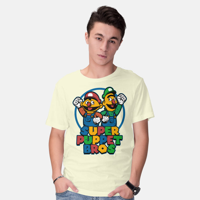 Puppet Bros Game-Mens-Basic-Tee-Studio Mootant