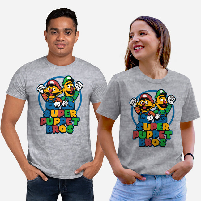 Puppet Bros Game-Unisex-Basic-Tee-Studio Mootant