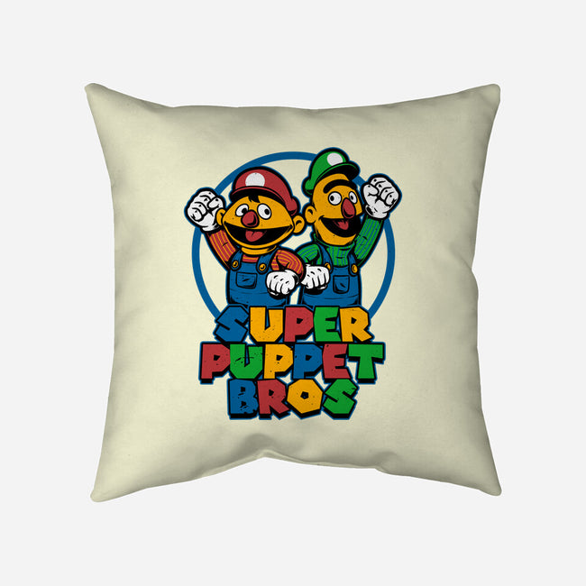 Puppet Bros Game-None-Removable Cover w Insert-Throw Pillow-Studio Mootant