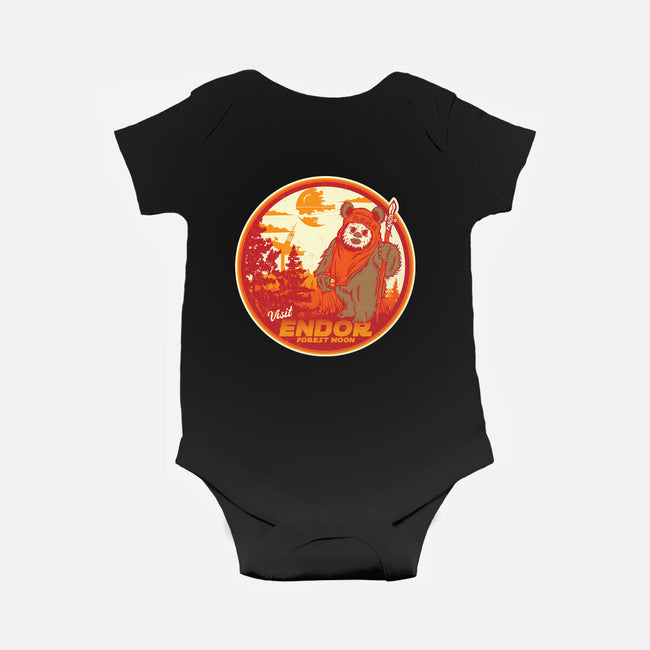 Visit The Forest Moon-Baby-Basic-Onesie-CarloJ1956