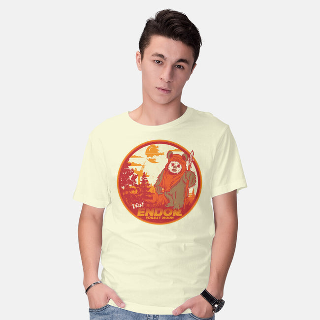 Visit The Forest Moon-Mens-Basic-Tee-CarloJ1956