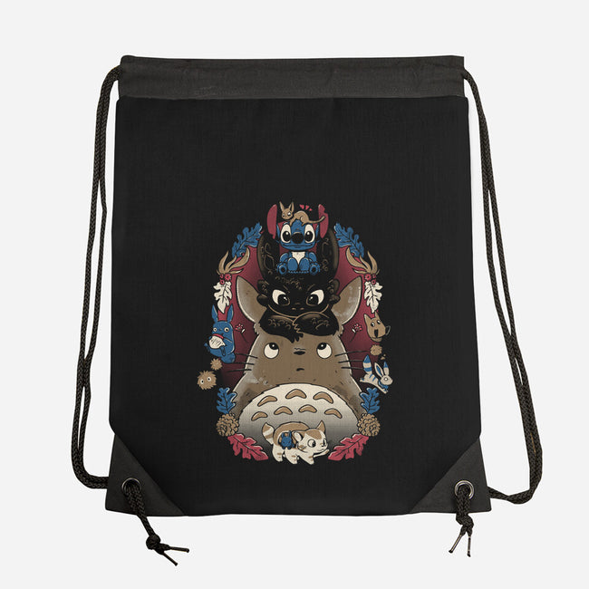 Friends Together-None-Drawstring-Bag-yumie