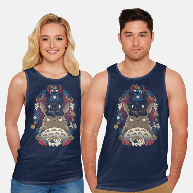 Friends Together-Unisex-Basic-Tank-yumie