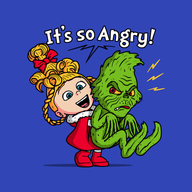 It's So Angry-Womens-V-Neck-Tee-Raffiti