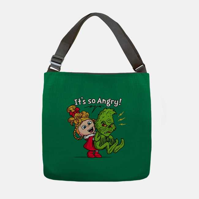 It's So Angry-None-Adjustable Tote-Bag-Raffiti