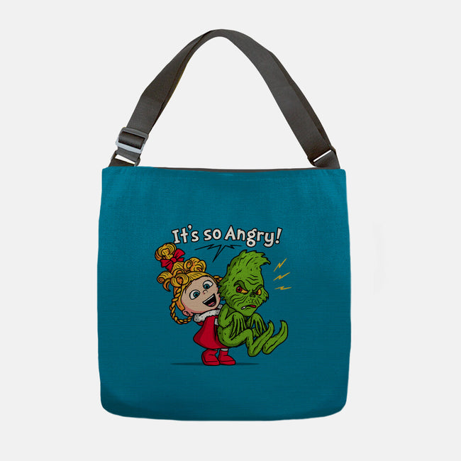 It's So Angry-None-Adjustable Tote-Bag-Raffiti