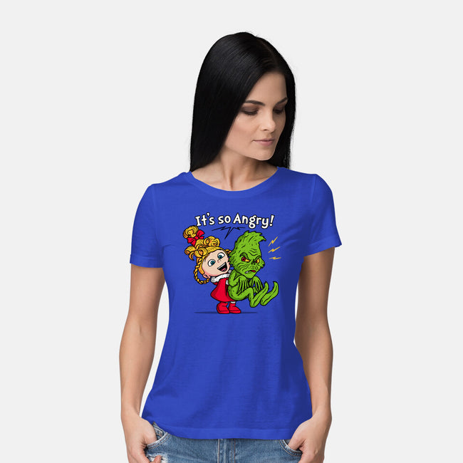 It's So Angry-Womens-Basic-Tee-Raffiti