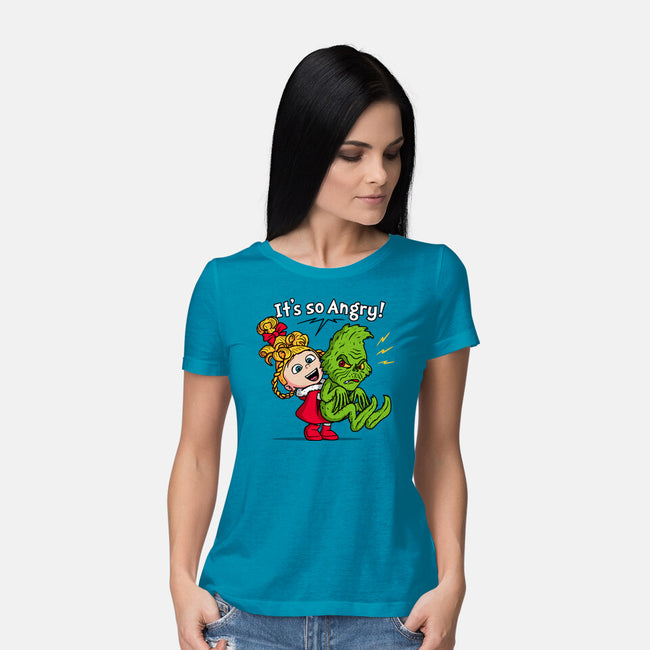 It's So Angry-Womens-Basic-Tee-Raffiti