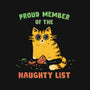 Proud Member Of The Naughty List-Womens-Fitted-Tee-kg07