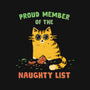 Proud Member Of The Naughty List-Womens-Basic-Tee-kg07