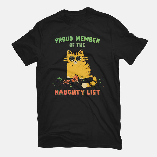 Proud Member Of The Naughty List-Womens-Fitted-Tee-kg07