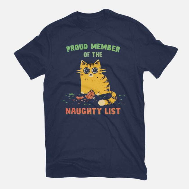 Proud Member Of The Naughty List-Womens-Basic-Tee-kg07