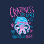 Craziness Level-Womens-V-Neck-Tee-demonigote