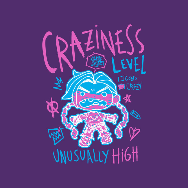 Craziness Level-Youth-Basic-Tee-demonigote