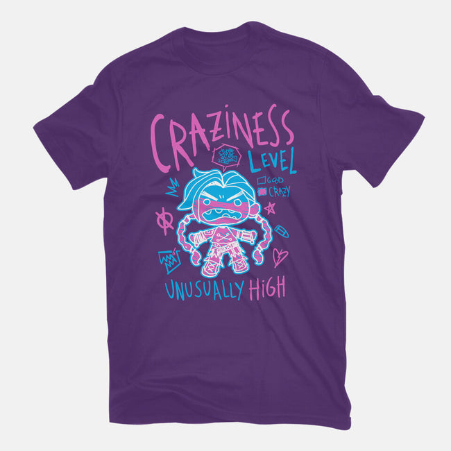 Craziness Level-Womens-Basic-Tee-demonigote