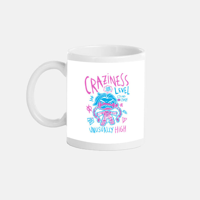 Craziness Level-None-Mug-Drinkware-demonigote