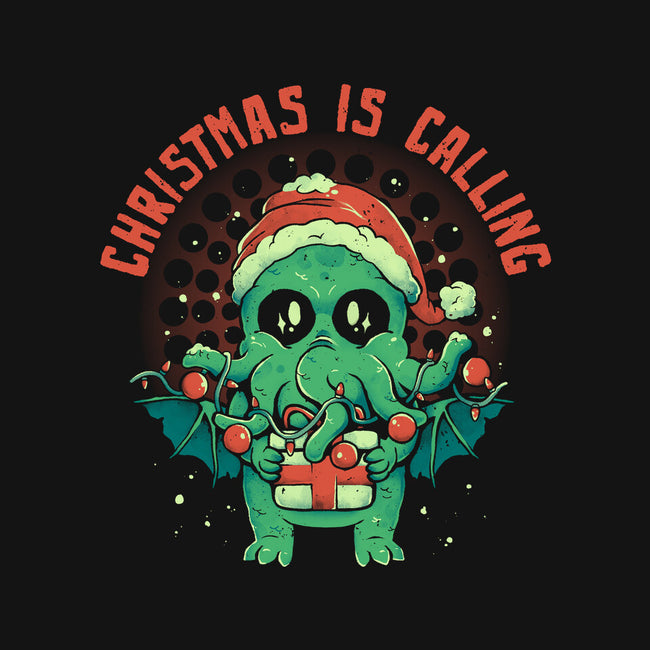 Christmas Is Calling-Womens-Basic-Tee-eduely
