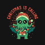 Christmas Is Calling-Womens-Basic-Tee-eduely