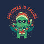 Christmas Is Calling-Womens-Basic-Tee-eduely