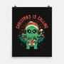 Christmas Is Calling-None-Matte-Poster-eduely