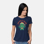Christmas Is Calling-Womens-Basic-Tee-eduely