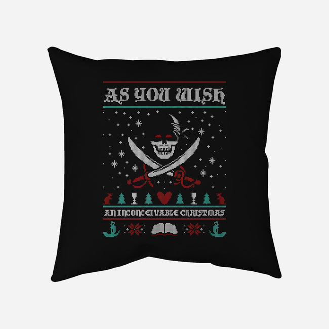 Inconceivable Christmas-None-Removable Cover w Insert-Throw Pillow-retrodivision