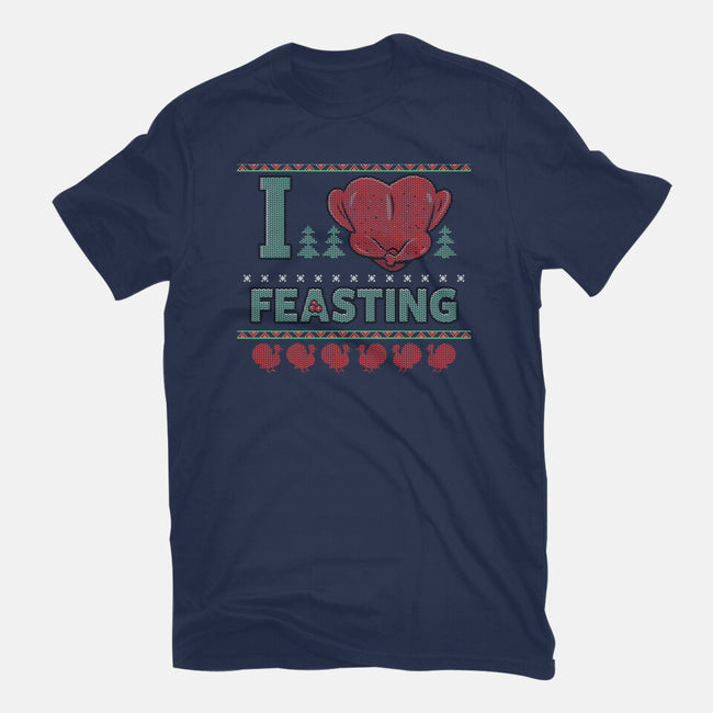 I Love Feasting-Unisex-Basic-Tee-Boggs Nicolas