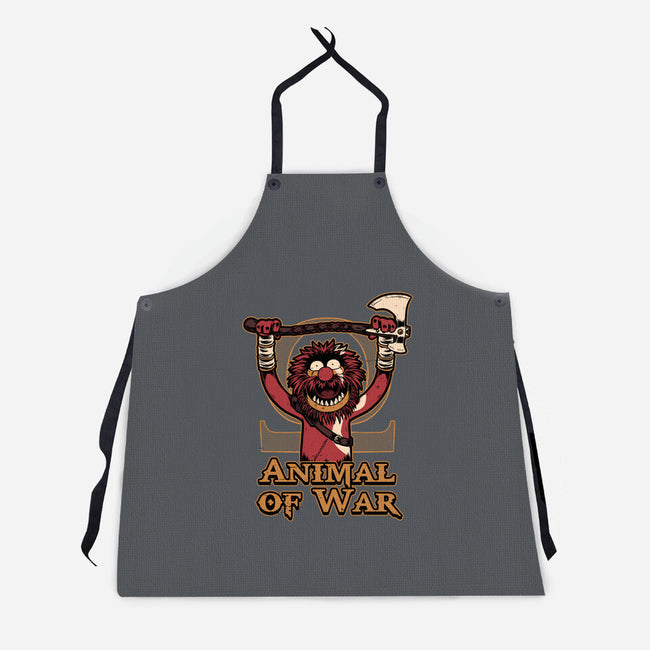 Animal Of War Game-Unisex-Kitchen-Apron-Studio Mootant