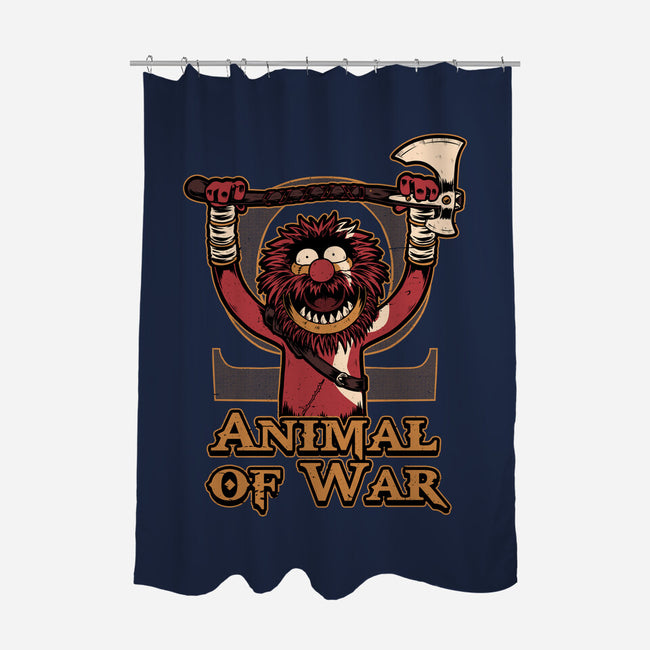 Animal Of War Game-None-Polyester-Shower Curtain-Studio Mootant