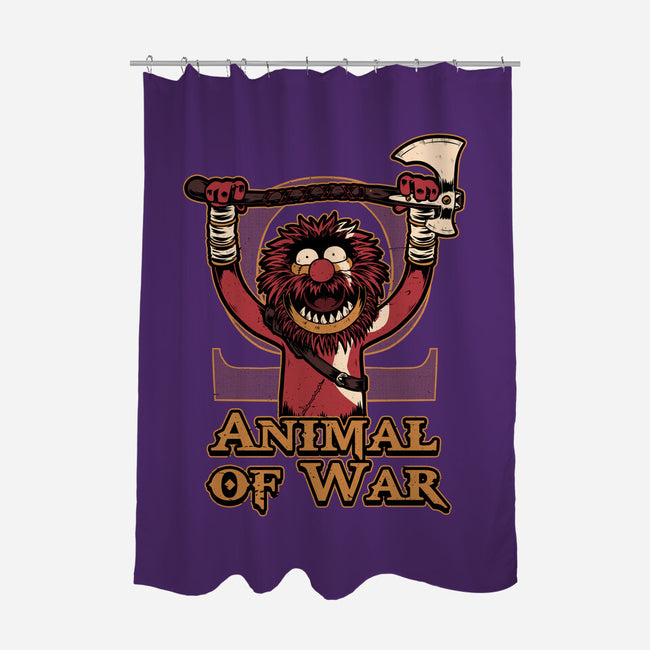 Animal Of War Game-None-Polyester-Shower Curtain-Studio Mootant