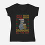 Jingle Beers-Womens-V-Neck-Tee-Melonseta