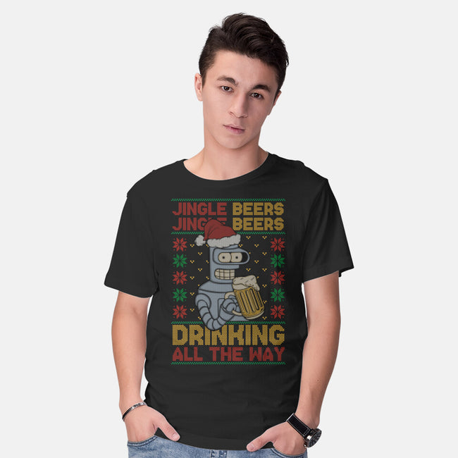 Jingle Beers-Mens-Basic-Tee-Melonseta