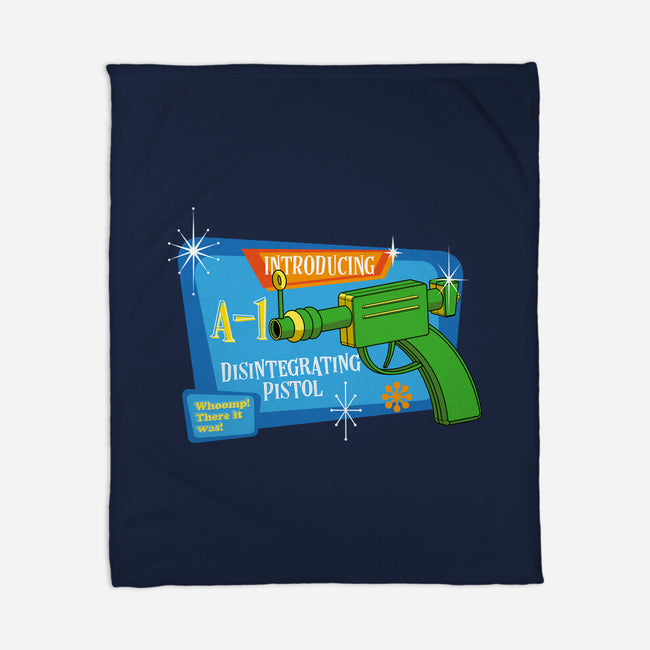 Disintegrating Pistol-None-Fleece-Blanket-DrMonekers