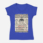 Yippee Ki Yay Christmas Party-Womens-V-Neck-Tee-CarloJ1956