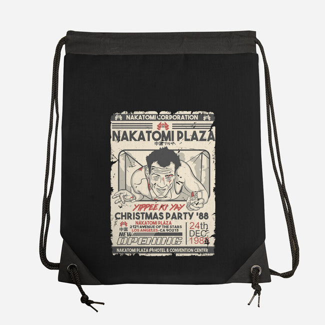 Yippee Ki Yay Christmas Party-None-Drawstring-Bag-CarloJ1956