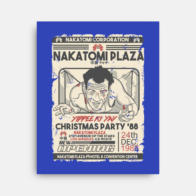 Yippee Ki Yay Christmas Party-None-Stretched-Canvas-CarloJ1956