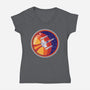 Rebels-Womens-V-Neck-Tee-CarloJ1956