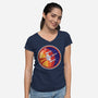 Rebels-Womens-V-Neck-Tee-CarloJ1956