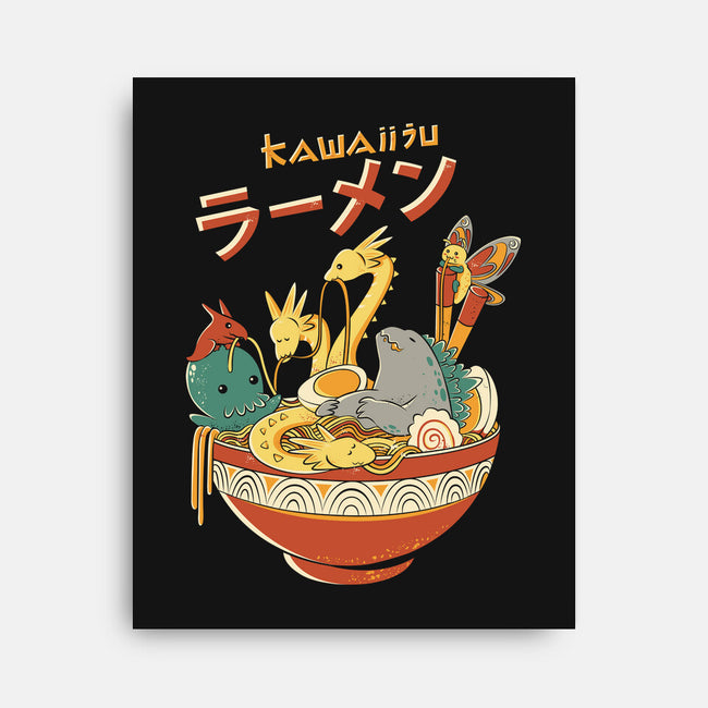 Kawaiiju Ramen-None-Stretched-Canvas-anarist