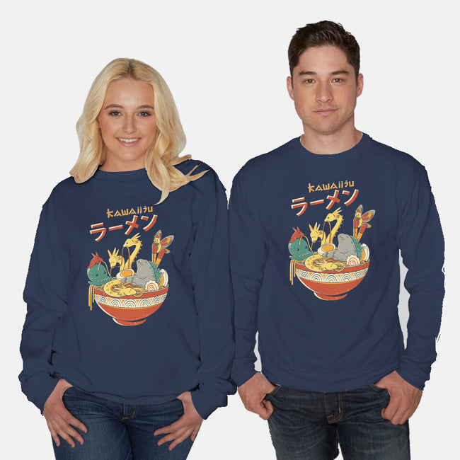 Kawaiiju Ramen-Unisex-Crew Neck-Sweatshirt-anarist