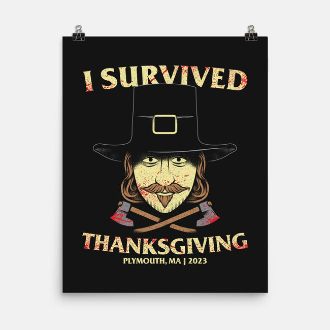 Thanksgiving Survivor-None-Matte-Poster-goodidearyan