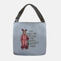 Deranged Bunny-None-Adjustable Tote-Bag-glitchygorilla