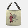 Deranged Bunny-None-Adjustable Tote-Bag-glitchygorilla