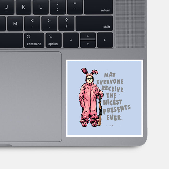 Deranged Bunny-None-Glossy-Sticker-glitchygorilla