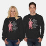 Deranged Bunny-Unisex-Crew Neck-Sweatshirt-glitchygorilla