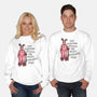 Deranged Bunny-Unisex-Crew Neck-Sweatshirt-glitchygorilla