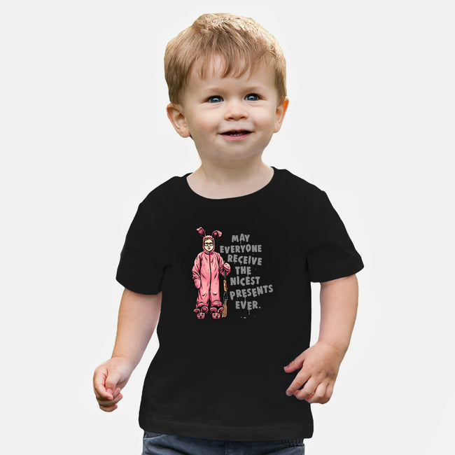 Deranged Bunny-Baby-Basic-Tee-glitchygorilla