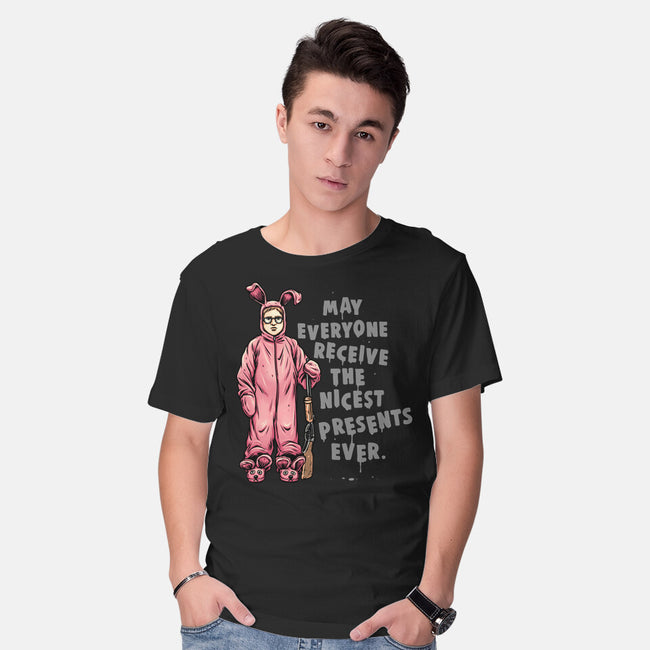 Deranged Bunny-Mens-Basic-Tee-glitchygorilla