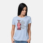 Deranged Bunny-Womens-Basic-Tee-glitchygorilla