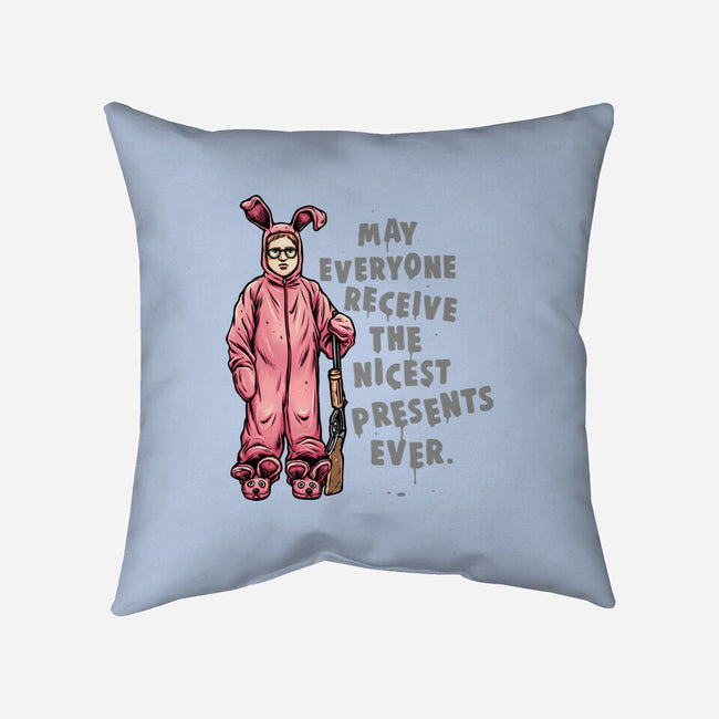 Deranged Bunny-None-Removable Cover w Insert-Throw Pillow-glitchygorilla